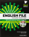 ENGLISH FILE 3RD EDITION INTERMEDIATE. STUDENT'S BOOK + WORKBOOK WITH KEY PACK