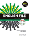 ENGLISH FILE 3RD EDITION INTERMEDIATE. STUDENT'S BOOK MULTIPACK A WITHOUT OXFORD