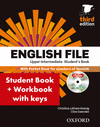 ENGLISH FILE 3RD EDITION UPPER-INTERMEDIATESTUDENT'S BOOK + WORKBOOK WITH KEY PA