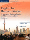 ENGLISH FOR BUSINESS STUDIES 3 ED STUDENTS BOOK