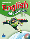 ENGLISH ADVENTURE 3. ACTIVITY BOOK + READER + PICTURE DICTIONARY