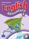 ENGLISH ADVENTURE 4. ACTIVITY BOOK + READER + PICTURE DICTIONARY