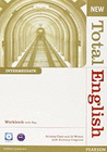 NEW TOTAL ENGLISH INTERMEDIATE WORKBOOK WITH KEY AND AUDIO CD PACK