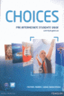 CHOICES PRE-INTERMEDIATE STUDENTS' BOOK & MYLAB PACK