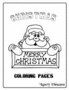 CHRISTMAS COLORING PAGES