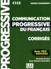 COMMUNICATION PROGRESSIVE DU FRANCAIS - NIVEAU PERFECTIONNEMMENT - CORRIGES