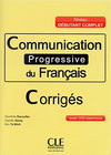 COMMUNICATION PROGRESSIVE DU FRANAIS - CORRIGES