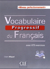 VOCABULAIRE PROGRESSIF DU FRANAIS - LIVRE + CD AUDIO