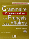 GRAMMAIRE PROGRESSIVE DU FRANAIS DES AFFAIRES + LIVRE + CD-AUDIO