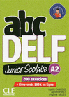 ABC DELF JUNIOR SCOLAIRE-NIVEAU A2-LIVRE+DVD - 2 EDITION