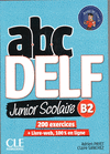ABC DELF JUNIOR SCOLAIRE - NIVEAU B2 - LIVRE + DVD - 2 EDITION