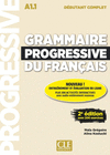 GRAMMAIRE PROGRESSIVE DU FRAN�AIS - NIVEAU D�BUTANT COMPLET A1.1 - LIVRE+CD - 2� EDITION