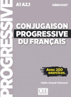 CONJUGAISON PROGRESSIVE DU FRANCAIS - LIVRE + CD - NIVEAU DBUTANT - 2 EDITIN NOUVELLE COUVERTURE