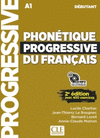 PHONTIQUE PROGRESSIVE DU FRANAIS - 2DITION - LIVRE + CD AUDIO - NOUVELLE COUVERTURE