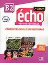 ECHO 2EME ED B2 CAHIER+CD+CORRIGES