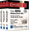 MCSA WINDOWS SERVER 2016 - PACK DE 3 LIBROS: PREPARACIN A LOS EXMENES 70-740, 70-741 Y 70-742
