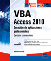 VBA ACCESS 2010 - CREACIN DE APLICACIONES PROFESIONALES: EJERCICIOS Y CORRECCIONES