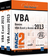 VBA - PACK 2 LIBROS: DOMINE VBA EXCEL Y ACCESS 2013