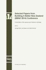 SELECTED PAPERS FROM BUILDING A BETTER NEW ZEALAND (BBNZ 2014) CONFERE