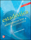 ESTADSTICA APLICADA A LA ADMINISTRACIN Y LA ECONOMA CON APLICACIONES EN EXCEL