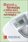 MANUAL DE FORMULAS Y TABLAS INTERVENCION NUTRIOLOGICA. 3 EDICIN