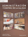 ADMINISTRACION Y CONTROL DE LA CALIDAD 9'ED