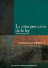 INTERPRETACION DE LA LEY TEORIA Y METODOS
