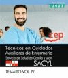 TCNICO EN CUIDADOS AUXILIARES DE ENFERMERA. SERVICIO DE SALUD DE CASTILLA Y LEN (SACYL). TEMARIO VOL. IV