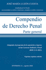 COMPENDIO DE DERECHO PENAL. PARTE GENERAL. EDICIN 2022