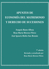 APUNTES DE ECONOMA DEL MATRIMONIO Y DERECHO DE SUCESIONES