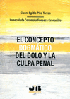 CONCEPTO DOGMATICO DEL DOLO Y LA CULPA PENAL