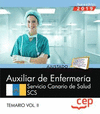 AUXILIAR DE ENFERMERA. SERVICIO CANARIO DE SALUD. SCS. TEMARIO VOL. II.