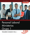 PERSONAL LABORAL MINISTERIOS. GRUPO 1. TEMARIO COMN VOL.I