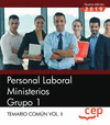 PERSONAL LABORAL MINISTERIOS GRUPO 1 TEMARIO VOL 2