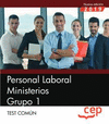 PERSONAL LABORAL MINISTERIOS GRUPO 1 TEST COMU