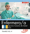 ENFERMERO/A. SERVICIO CANARIO DE SALUD. SCS. TEMARIO VOL. IV