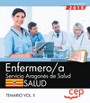 ENFERMERO/A DEL SERVICIO ARAGONS DE SALUD. SALUD. TEMARIO. VOL. II