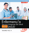 ENFERMERO/A DEL SERVICIO ARAGONS DE SALUD. SALUD. TEMARIO. VOL. III