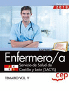 ENFERMERO/A. SERVICIO DE SALUD DE CASTILLA Y LEN (SACYL). TEMARIO VOL.V
