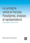 SYNTAGME VERBAL EN FRANCAIS PARADIGMES ANALYSES ET REPRESE