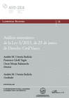 ANLISIS SISTEMTICO DE LA LEY 5/2015, DE 25 DE JUNIO, DE DERECHO CIVIL VASCO