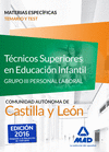 T�CNICOS SUPERIORES EN EDUCACI�N INFANTIL DE LA ADMINISTRACI�N DE CASTILLA Y LE�N (GRUPO III PERSONAL LABORAL DE LA JUNTA DE CASTILLA Y LE�N). TEMARIO