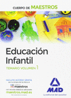 CUERPO  DE MAESTROS EDUCACIN INFANTIL. TEMARIO VOLUMEN 1.