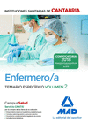 ENFERMERO/A DE LAS INSTITUCIONES SANITARIAS DE CANTABRIA. TEMARIO ESPECFICO VOLUMEN 2