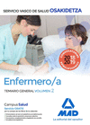 ENFERMERA/O DE OSAKIDETZA-SERVICIO VASCO DE SALUD. TEMARIO GENERAL VOLUMEN 2