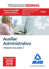 AUXILIAR ADMINISTRATIVO DEL SERVICIO DE SALUD DE LA COMUNIDAD DE MADRID. TEMARIO VOLUMEN 1