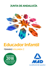 EDUCADORES INFANTILES. PERSONAL LABORAL DE LA JUNTA DE ANDALUCA. TEMARIO  VOLUMEN 2.