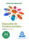 EDUCADORES DE CENTROS SOCIALES. PERSONAL LABORAL DE LA JUNTA DE ANDALUCA. TEMARIO VOLUMEN 1