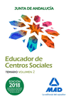 EDUCADORES DE CENTROS SOCIALES. PERSONAL LABORAL DE LA JUNTA DE ANDALUCA. TEMARIO VOLUMEN 2