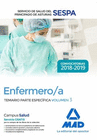 ENFERMERO/A DEL SERVICIO DE SALUD DEL PRINCIPADO DE ASTURIAS (SESPA). TEMARIO PARTE ESPECÍFICA VOLUMEN 3